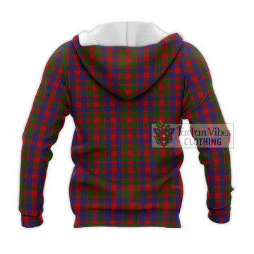 Gow Tartan Knitted Hoodie with Family Crest DNA In Me Style - Tartan Vibes Clothing