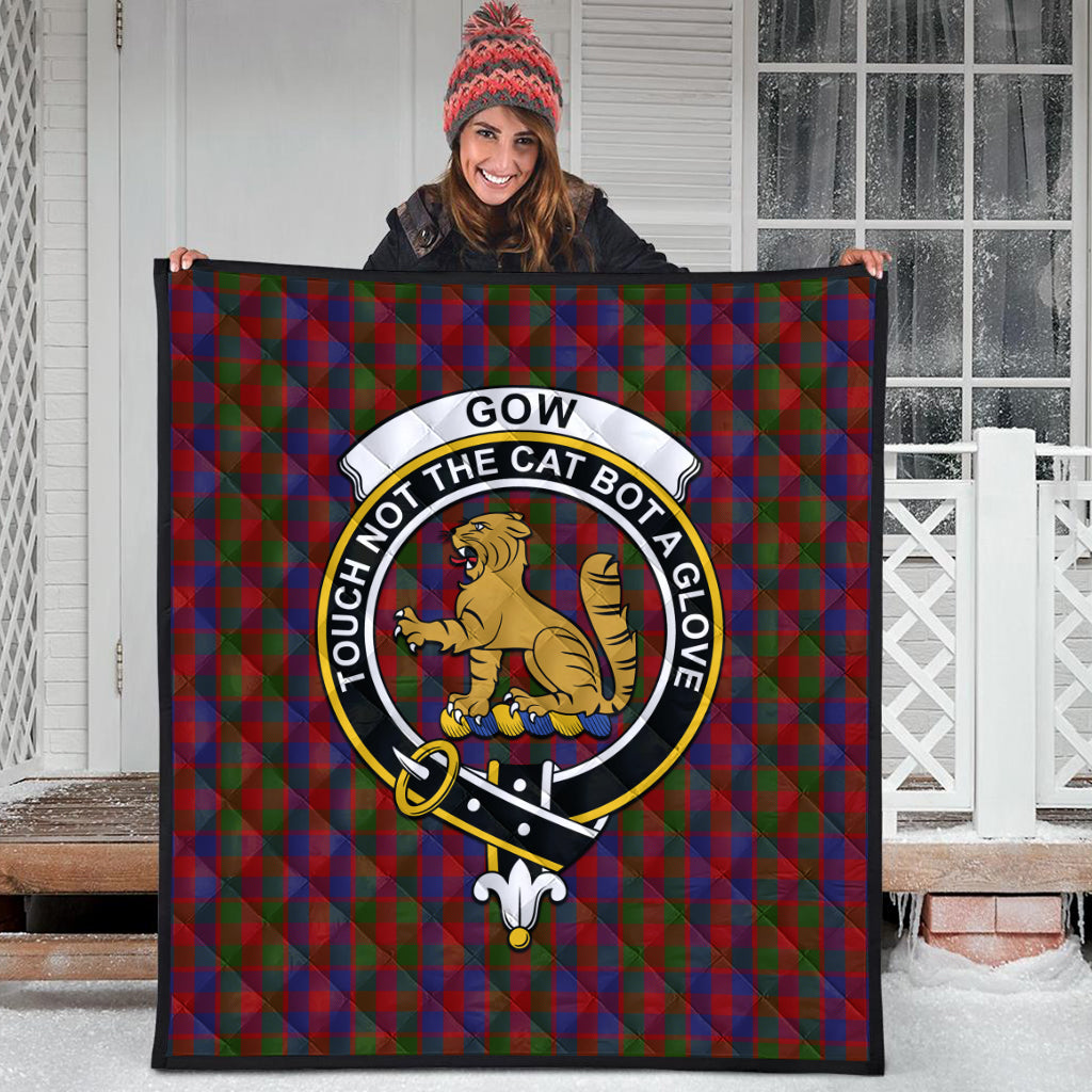 gow-tartan-quilt-with-family-crest