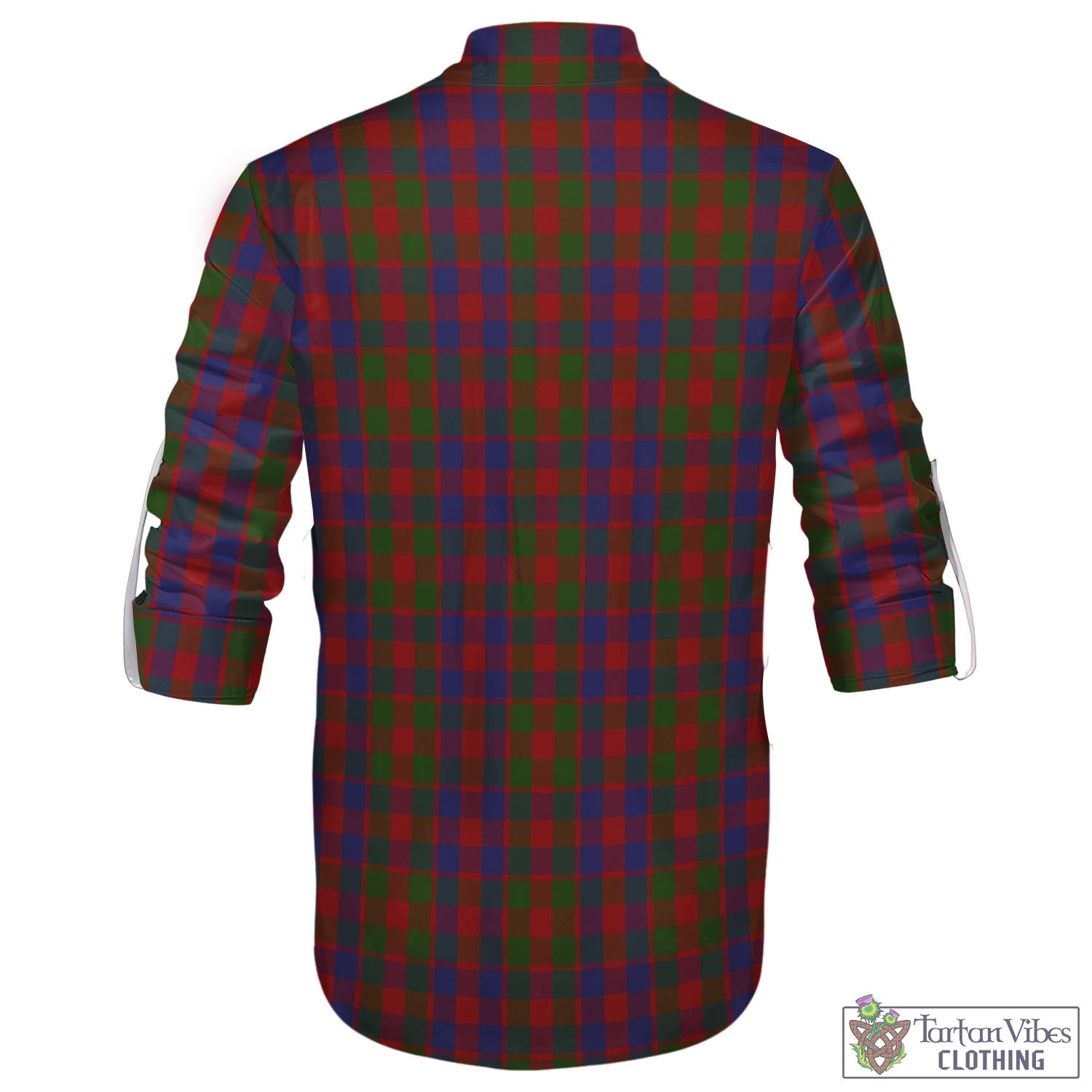 Gow Tartan Men's Scottish Traditional Jacobite Ghillie Kilt Shirt - Tartan Vibes Clothing