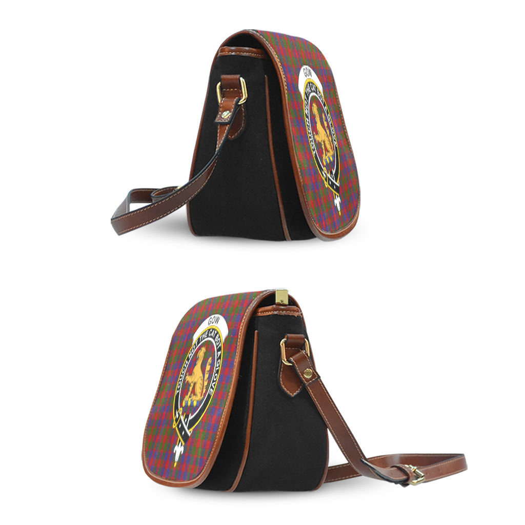 gow-tartan-saddle-bag-with-family-crest