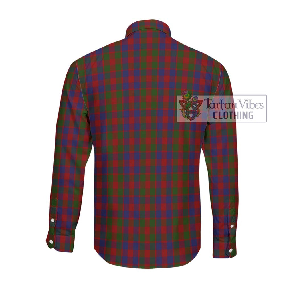 Gow Tartan Long Sleeve Button Shirt with Family Crest DNA In Me Style - Tartanvibesclothing Shop