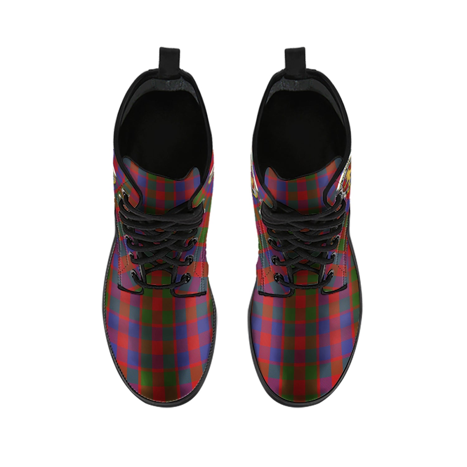 gow-tartan-leather-boots-with-family-crest
