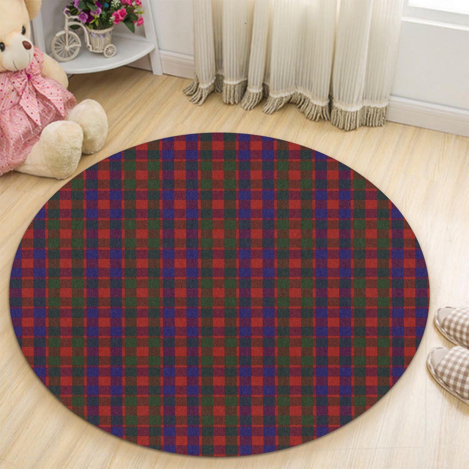 Gow Tartan Round Rug - Tartan Vibes Clothing