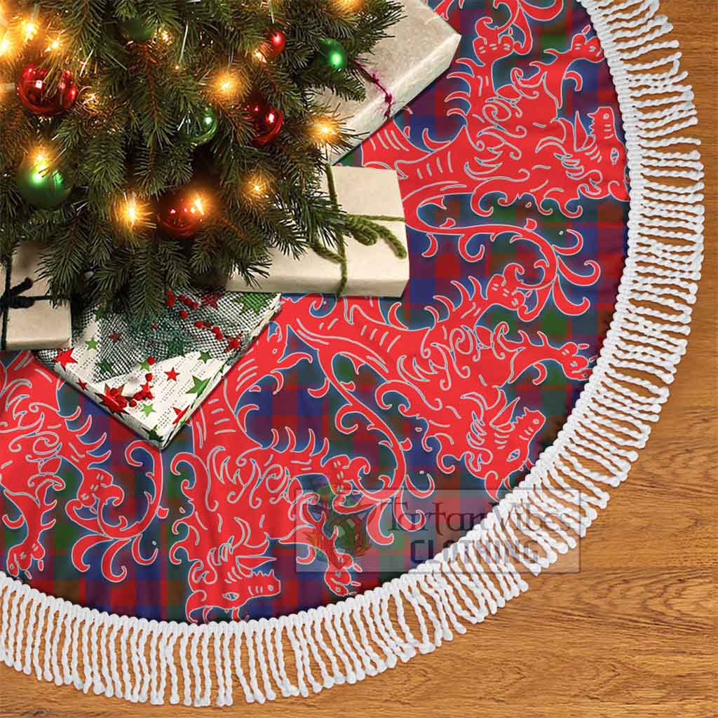 Gow Tartan Christmas Tree Skirt Lion Rampant Style - Tartan Vibes Clothing