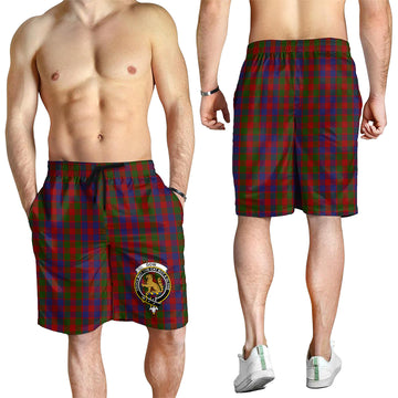 Gow Tartan Mens Shorts with Family Crest - Tartan Vibes Clothing