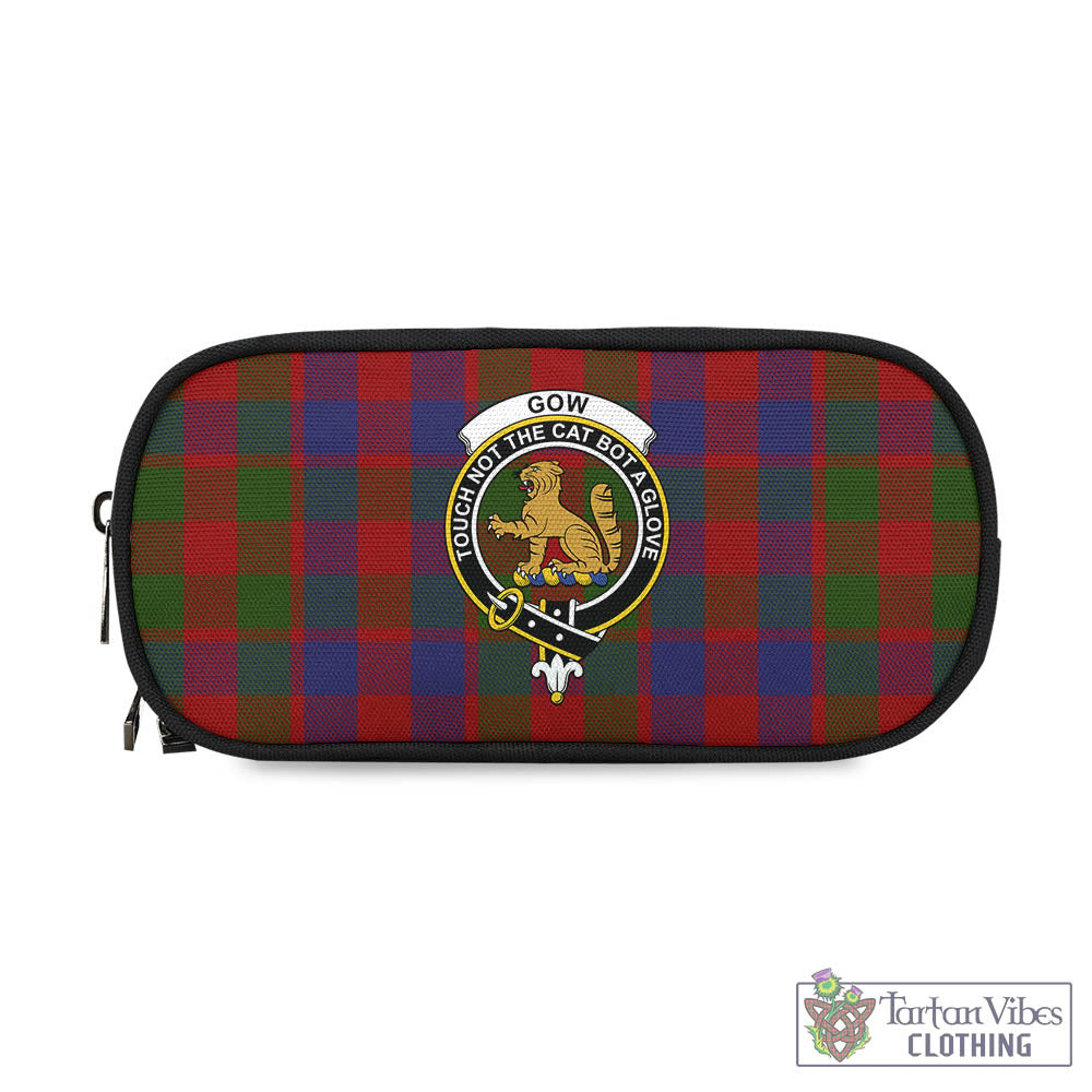 Gow Tartan Pen and Pencil Case with Family Crest - Tartan Vibes Clothing