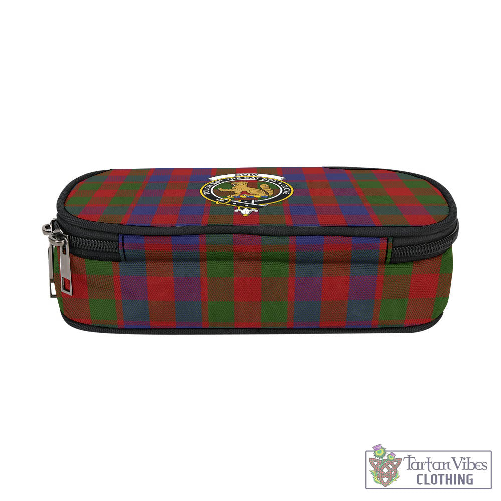 Gow Tartan Pen and Pencil Case with Family Crest - Tartan Vibes Clothing