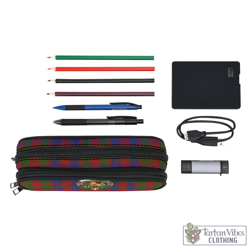 Gow Tartan Pen and Pencil Case with Family Crest - Tartan Vibes Clothing