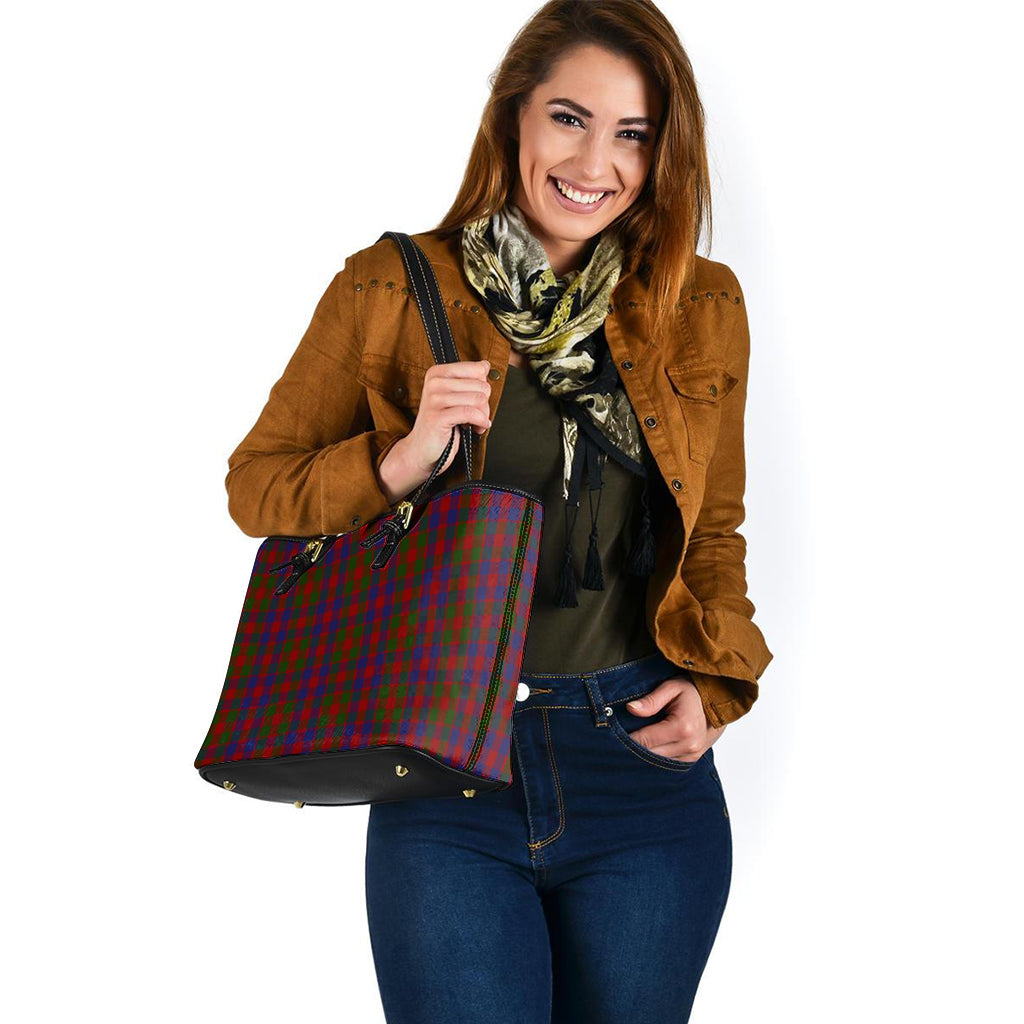 Gow Tartan Leather Tote Bag - Tartan Vibes Clothing
