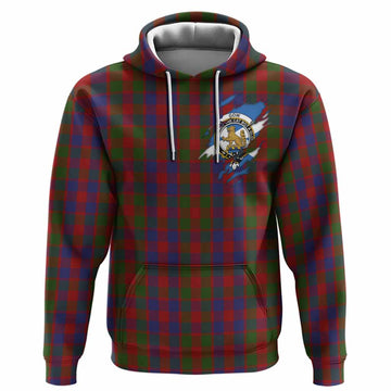 Gow Clan Crest In Me Tartan Hoodie Scotland Flag Style
