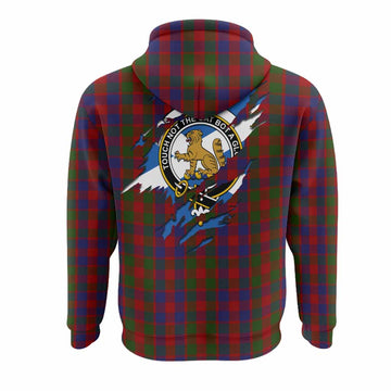 Gow Clan Crest In Me Tartan Hoodie Scotland Flag Style
