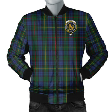 Gow Hunting Tartan Bomber Jacket with Family Crest