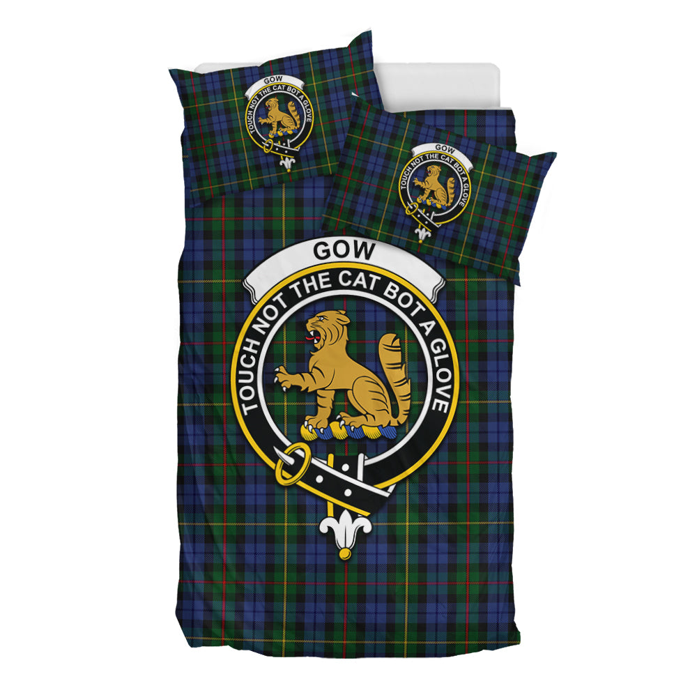 gow-hunting-tartan-bedding-set-with-family-crest