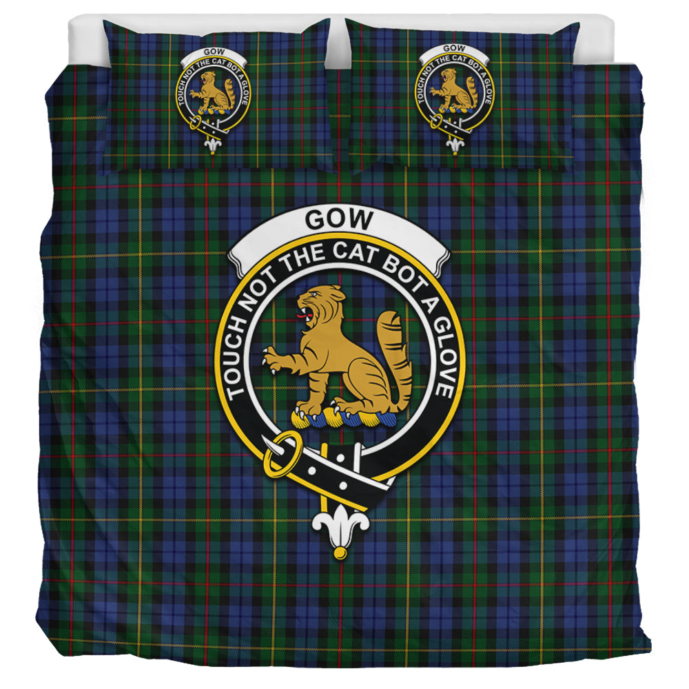 gow-hunting-tartan-bedding-set-with-family-crest