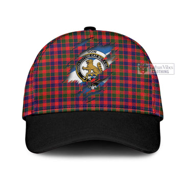 Gow Modern Tartan Classic Cap with Family Crest In Me Style