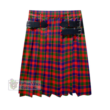 Gow Modern Tartan Men's Pleated Skirt - Fashion Casual Retro Scottish Kilt Style