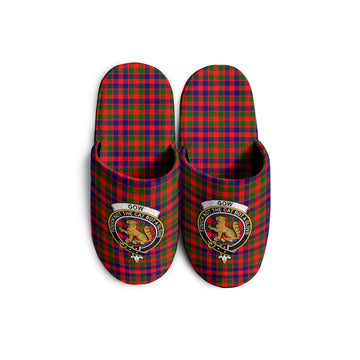 Gow Modern Tartan Home Slippers with Family Crest