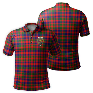 Gow Modern Tartan Men's Polo Shirt with Family Crest