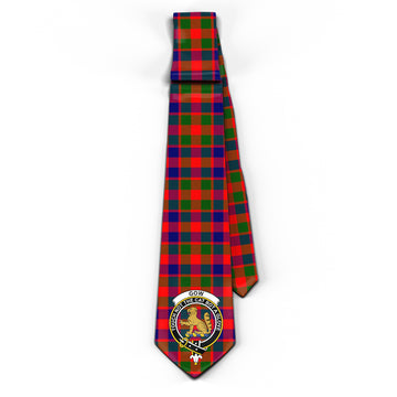 Gow Modern Tartan Classic Necktie with Family Crest