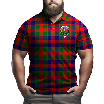 Gow of Skeoch Tartan Men's Polo Shirt with Family Crest