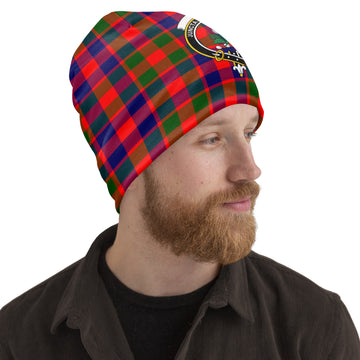 Gow of Skeoch Tartan Beanies Hat with Family Crest