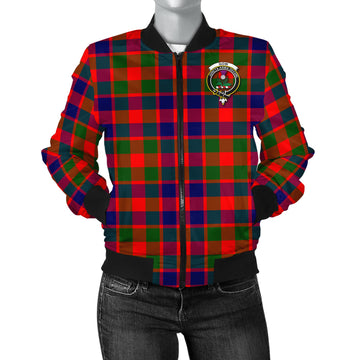 Gow of Skeoch Tartan Bomber Jacket with Family Crest