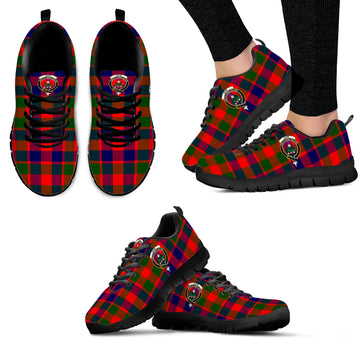 Gow of Skeoch Tartan Sneakers with Family Crest