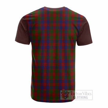 Gow Tartan Accent Cotton T-shirt with Family Crest