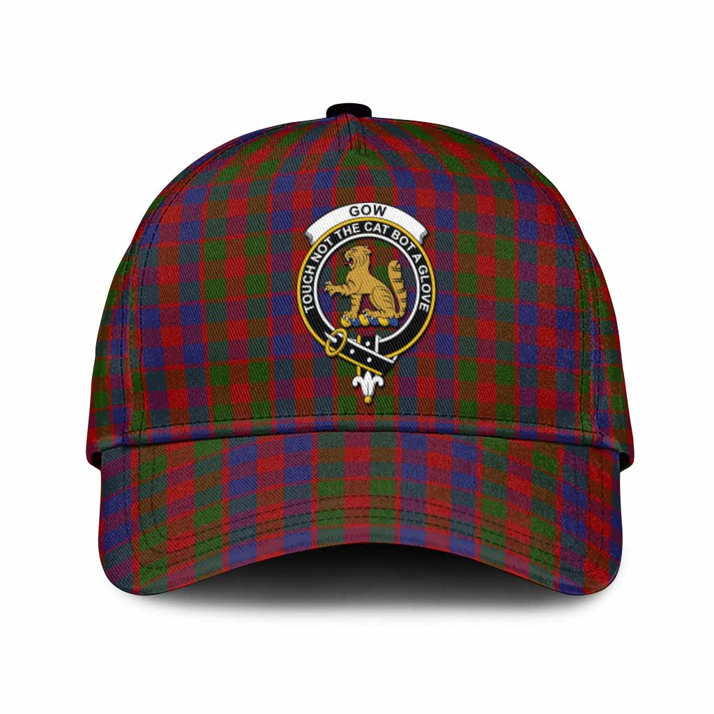 Gow Tartan Classic Cap with Family Crest