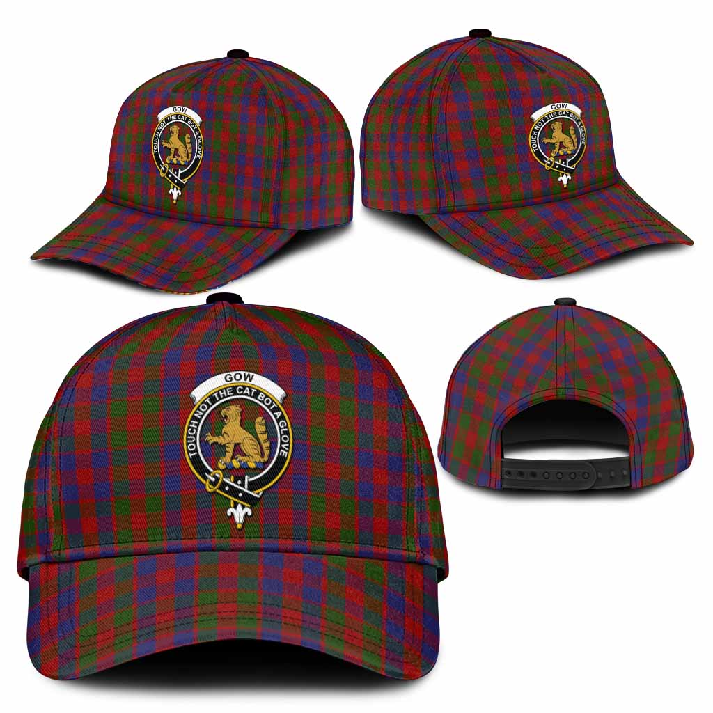 Gow Tartan Classic Cap with Family Crest
