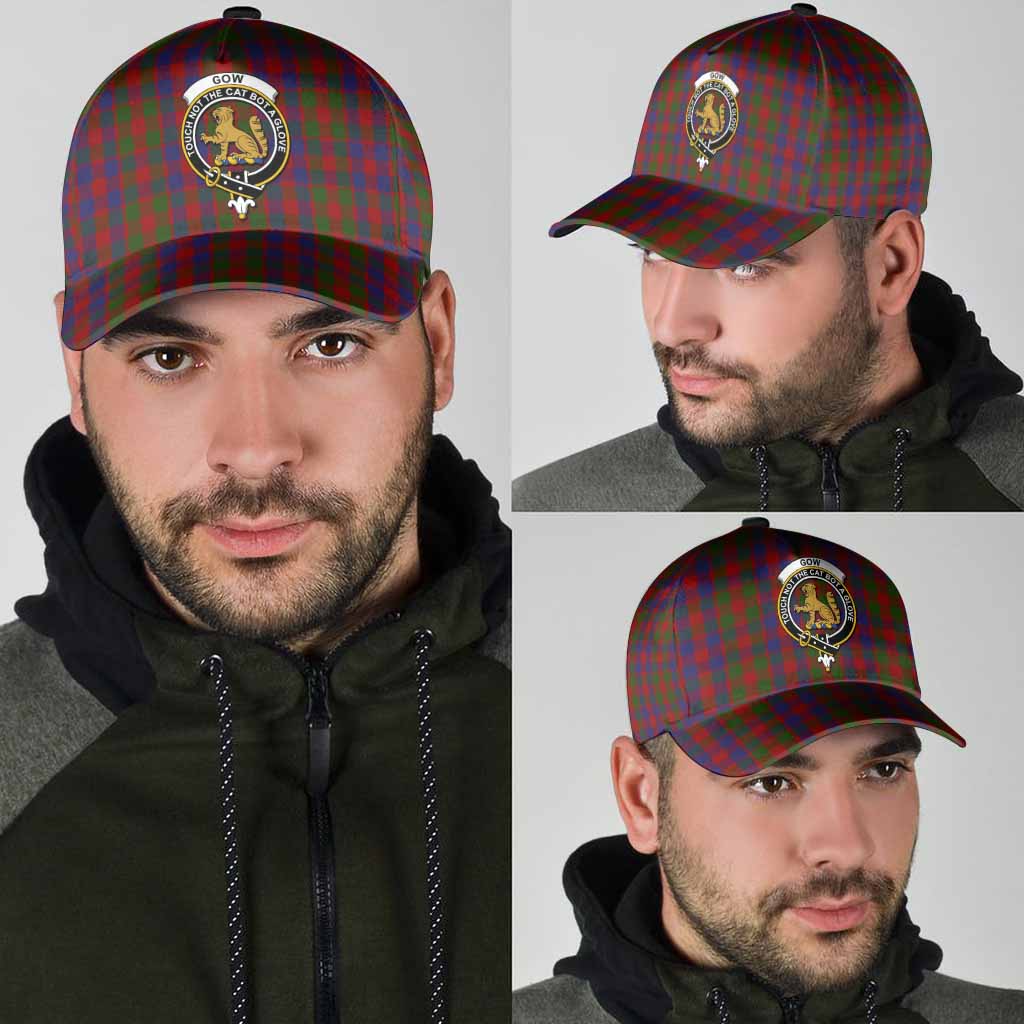 Gow Tartan Classic Cap with Family Crest