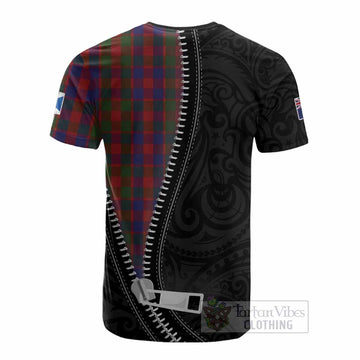 Gow Tartan Cotton T-shirt New Zealand Pattern Unique Zipper Stylized