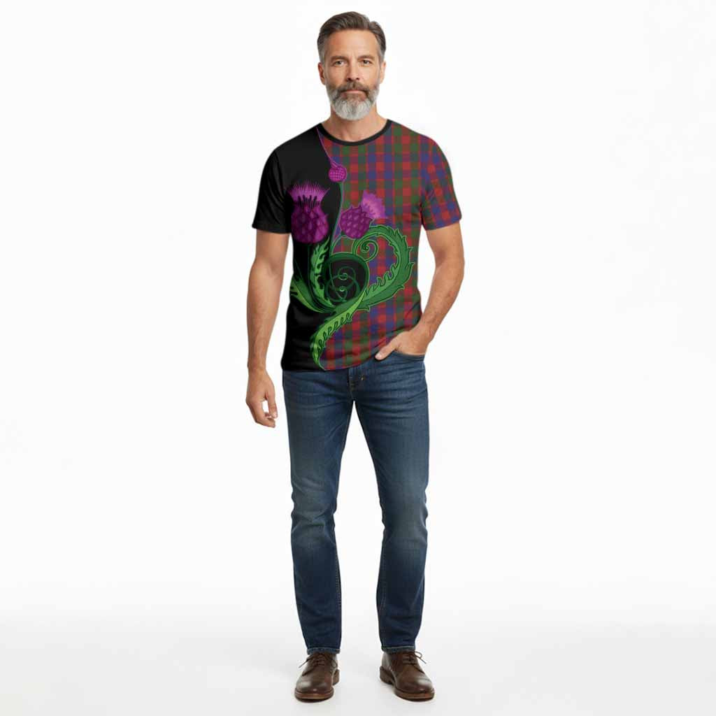 Gow Tartan Cotton T-shirt Traditional Scottish Thistle