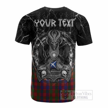 Gow Tartan Crest Cotton T-shirt Celtic Odin's Raven Legacy