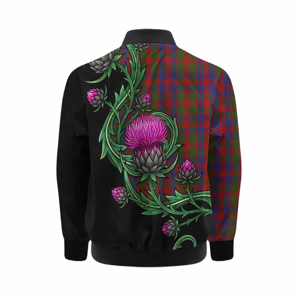 Gow Tartan Kid Bomber Jacket Resilient Scottish Thistle Kid - Tartan Vibes Clothing
