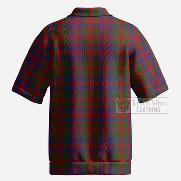 Gow Tartan Men’s Polo Sweater Top with Family Crest