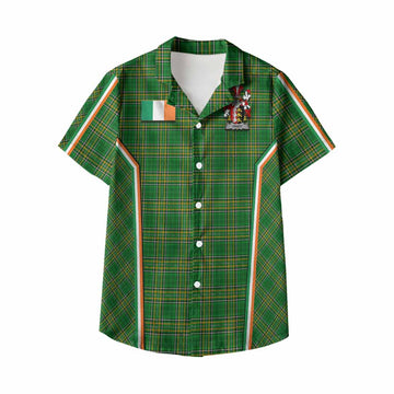Grady Irish Clan Coat of Arm Tartan Kid Hawaiian Shirt Flag Style