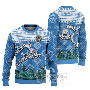 Graham Clan Christmas Ugly Sweater Celtic Reindeer Style