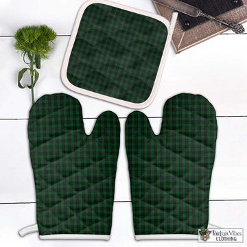 Graham Tartan Combo Oven Mitt & Pot-Holder Combo 1 Oven Mitt & 1 Pot-Holder White - Tartan Vibes Clothing