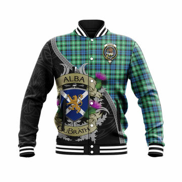 Graham Tartan Family Crest Baseball Jacket Lion Rampant Royal Thistle Shield Celtic Inspired