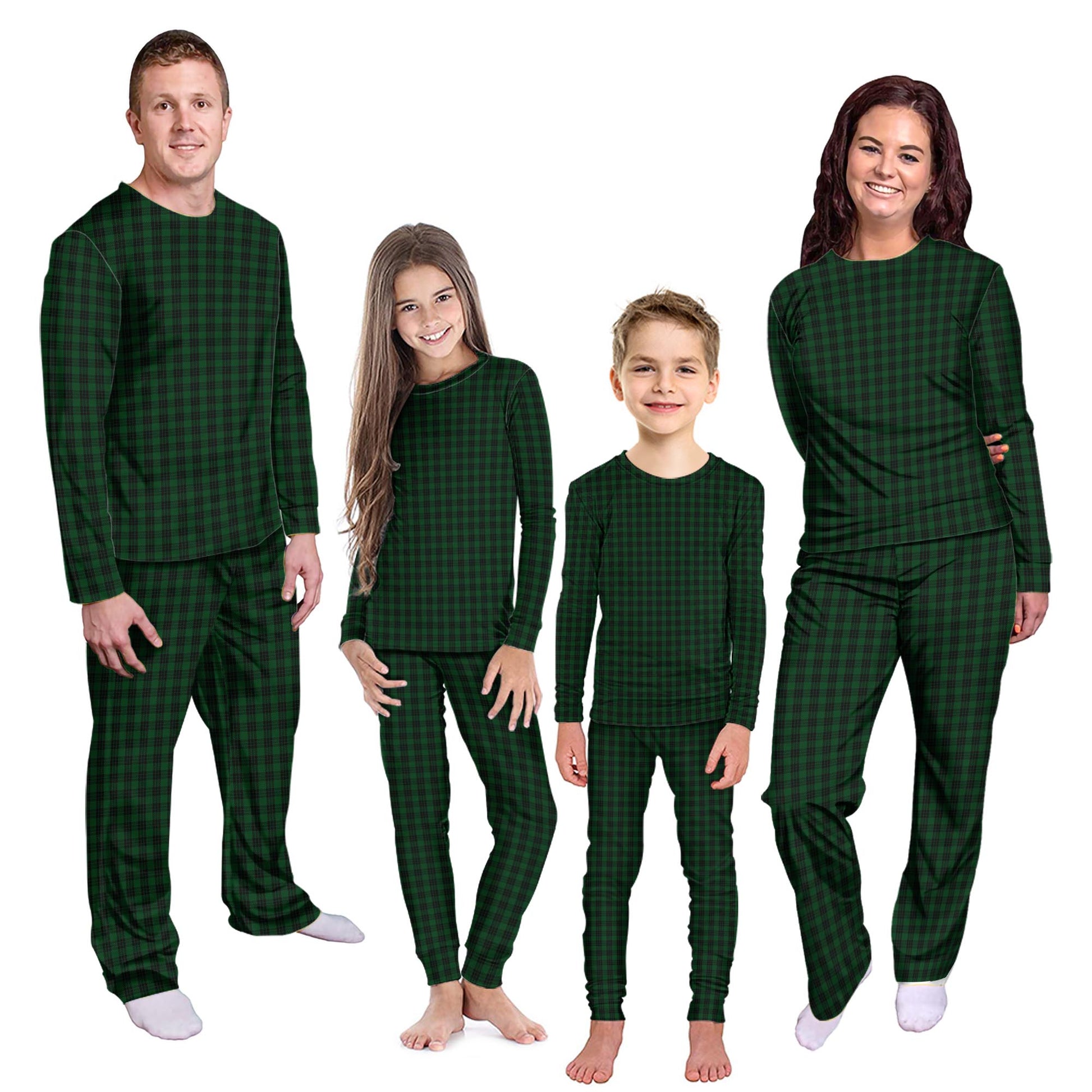 Graham Tartan Pajamas Family Set Kid - Tartan Vibes Clothing