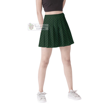 Graham Tartan Women's Plated Mini Skirt