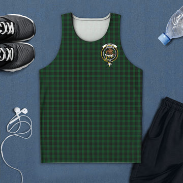 Graham Tartan Mens Tank Top with Family Crest