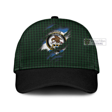 Graham Tartan Classic Cap with Family Crest In Me Style