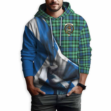 Tartan Vibes Clothing Graham Tartan Hoodie with Family Crest Scotland Patriotic Style