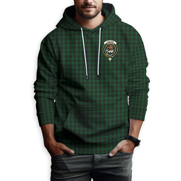 Graham Tartan Hoodie with Family Crest