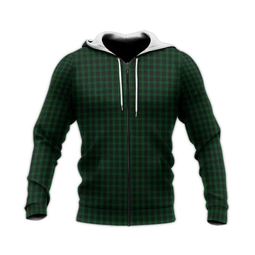 Graham Tartan Knitted Hoodie