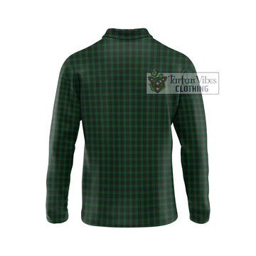 Graham Tartan Long Sleeve Polo Shirt with Family Crest DNA In Me Style - Tartanvibesclothing Shop