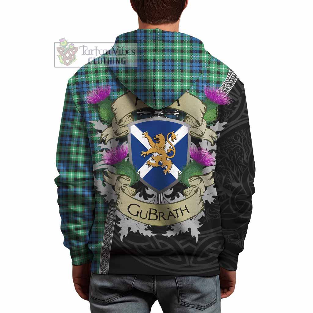 Tartan Vibes Clothing Graham Tartan Family Crest Hoodie Lion Rampant Royal Thistle Shield Celtic Inspired