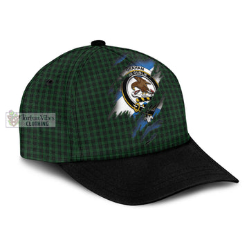 Graham Tartan Classic Cap with Family Crest In Me Style